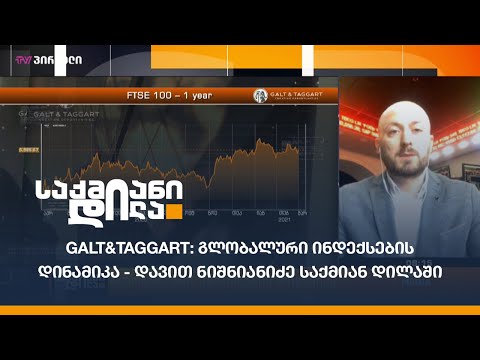 Galt \u0026 Taggart: გლობალური ინდექსების დინამიკა - დავით ნიშნიანიძე საქმიან დილაში