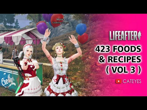 LifeAfter - 🧁How to COOK and GET 423 Foods + Complete New Recipes Season 1 - 3 ?