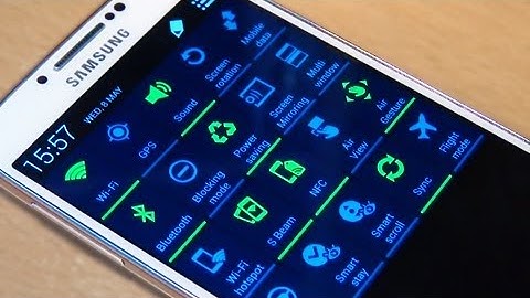 Samsung Galaxy S4 IV: How to Customize the Notifications Bar