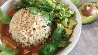 EASY Chicken & Lime Soup Recipe - Quick Vegan Recipe | @brownvegan