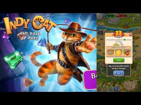 Indy Cat Match 3 Level 22 HD 1080p