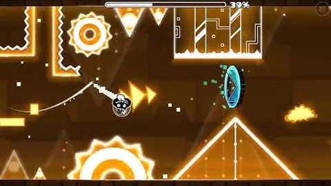 Geometry Dash Fire Gauntlet Level 1 Outer Space By Nicky1202