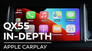 All-New INFINITI QX55 In-Depth: Apple CarPlay