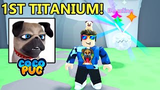 My First Titanium Metallic Pet In Roblox Collect All Pets!