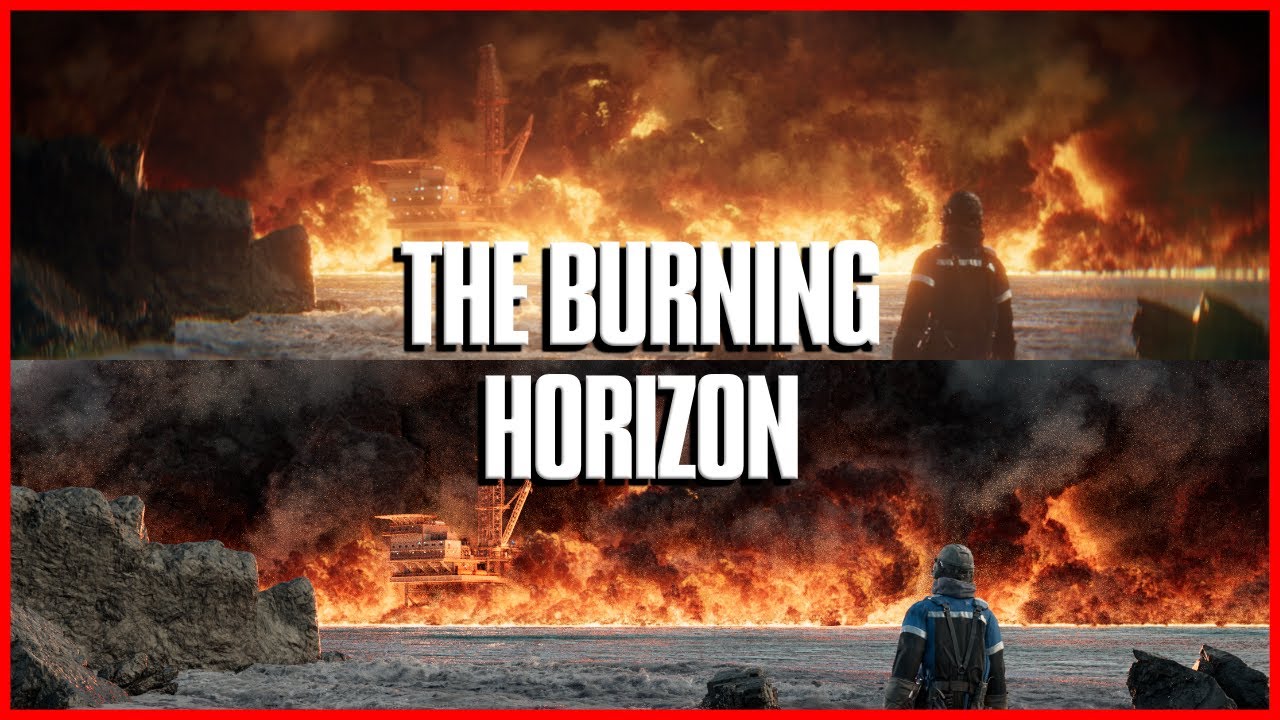 «Пылающий горизонт» — разработка визуального стиля для полноэкранных компьютерных сцен в Nuke.