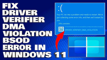 How To Fix The Driver Verifier DMA Violation BSOD Error in Windows 11/10 [Solution]