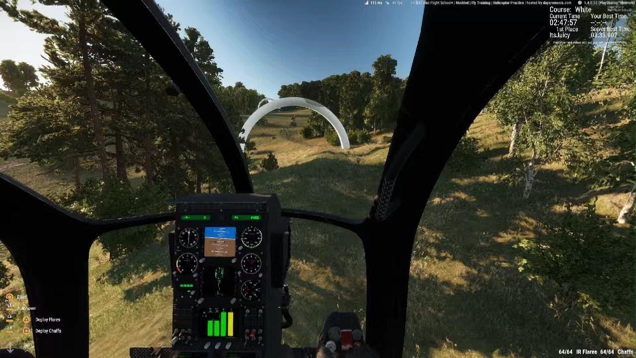 Arma Reforger_fighting the connection to finish white course