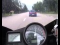 Yamaha R1 Turbo going for it on public roads
