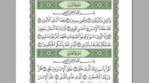 سورة التين كامله-بصوت الشيخ عبدالرحمن السديس