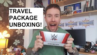 Wrestlemania 35 Vlog | TRAVEL PACKAGE UNBOXING !!