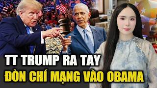 Nóng! Tổng thống Trump bất ngờ đánh úp, giáng đòn chí mạng vào đầu não Obama – Biden