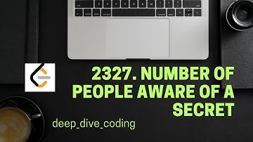 2327. Number of People Aware of a Secret | LeetCode 2327 | DSA | Dynamic Programming