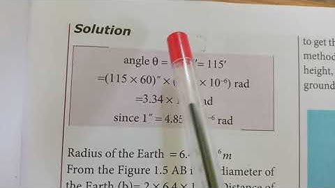 Measurements | Parallax Method | Numerical