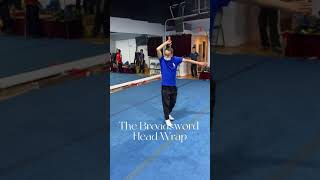 How to do a Broadsword Head Wrap #wushu #martialarts #kungfu