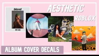 aesthetic album cover decals | roblox decal codes