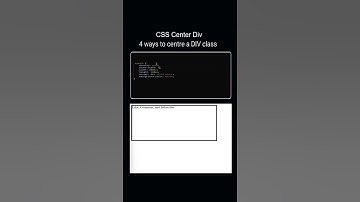 Top 4 Ways to Center a DIV with CSS #coding #html #css #tutorial #webdevelopment #javascript #short