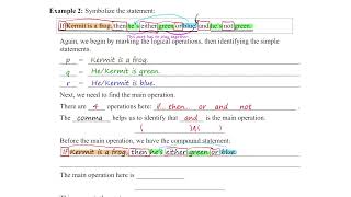 Details 2.3.2 - Symbolizing a Complex Statement - Example 2 Update