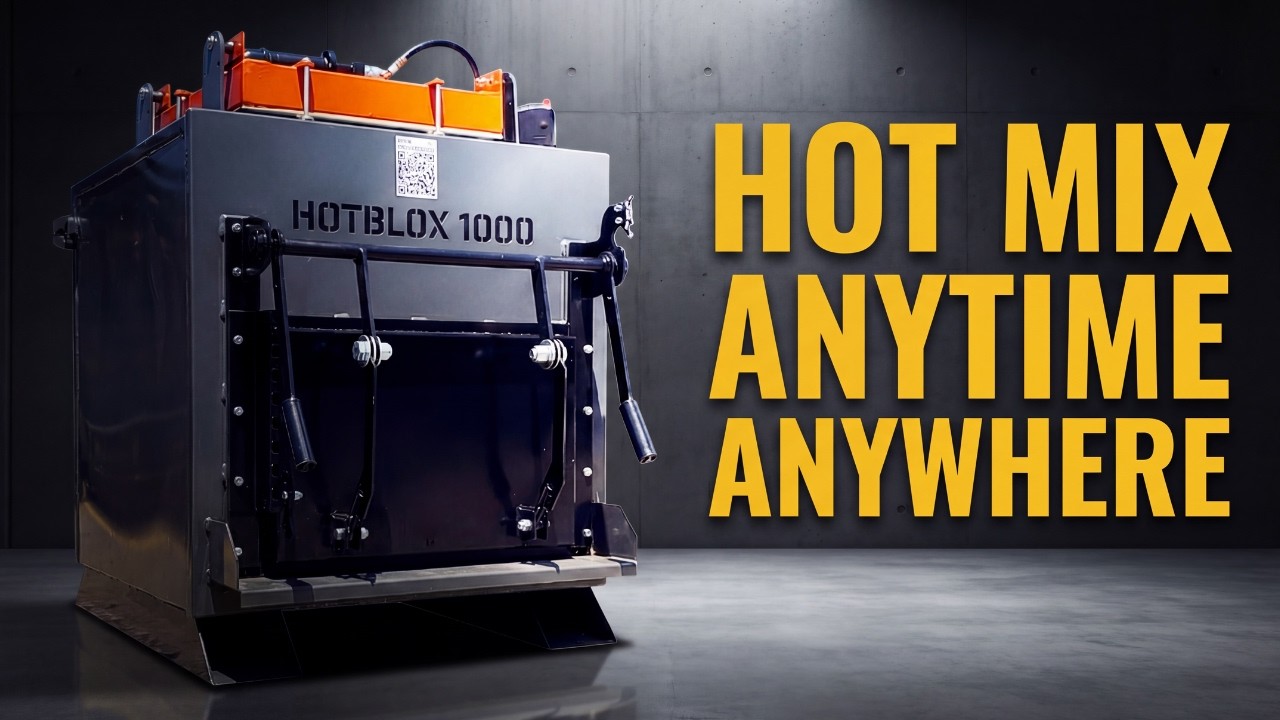 HotBlox 1000 Heater | Mini Asphalt Plant | Portable Hot Mix On