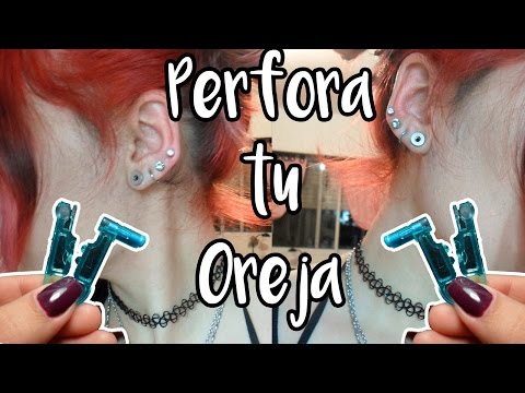 Pistola para poner pendientes en casa ♥ Pistola para agujeros orejas