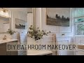 Diy bathroom makeover on a budget  bathroom transformation  small bathroom design ideas 