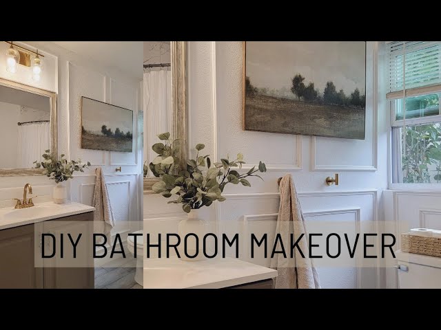 EASY AND AFFORDABLE BATHROOM MIRROR UPGRADE