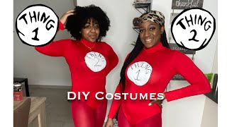 Halloween 2020! | Thing 1 & Thing 2 DIY Costumes | Under $70!