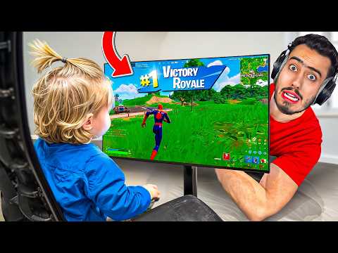 فورت نايت دخلت بالصدفة مع اصغر متابع قابلته اعطيته الايتم شوب