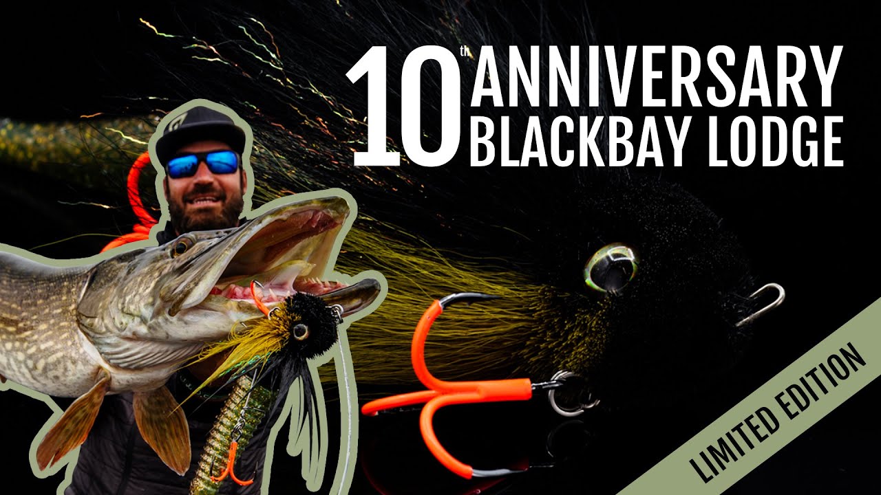 10th Anniversary Limited Edtion Pike Fishing Lures - A BlackBug for 10  years of BlackBay Lodge