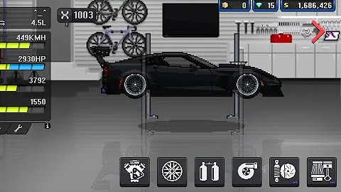 Nissan GT-R Pro league Build | Pixel Car Racer | 3100 + HP #pixelcarracer