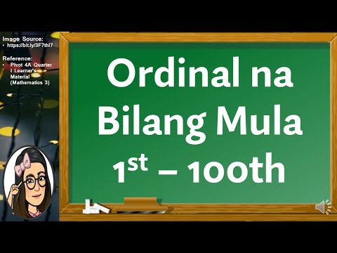 Video: Ano ang ordinal na bilang ng 100?