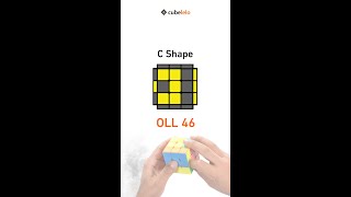 Learn OLL 46 C shapes in 60 sec | Cubelelo