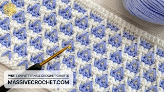 This Crochet Pattern For Beginners is Truly OneofaKind!  ✅ EASY Crochet Stitch for Blanket