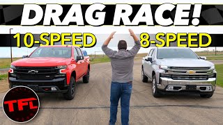 The Silverado Wins  We DRAG RACE a New Trail Boss vs a Z71 Silverado!