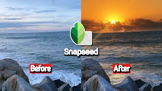 Tutorial Cara menambahkan sunset pada foto menggunakan snapseed. screenshot 3