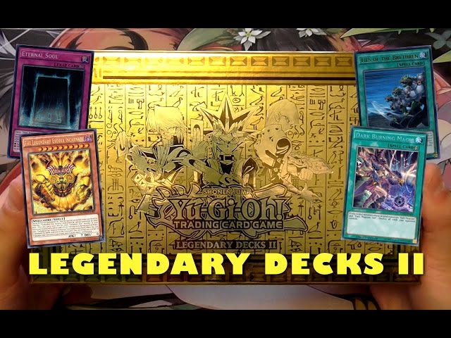 yu gi oh legendary decks ii themed starters Yugioh LEGENDARY DECKS 2 Opening