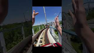 Racer POV at kings island #coaster #kingsisland