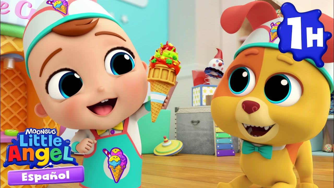 Bebé Juan y la máquina de helados🍦 | Canciones Infantiles con Bebé Juan🎵| Little Angel Español
