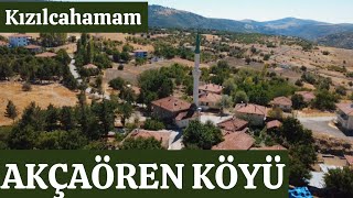Akçaören Köyü Çeltikçi Kızılcahamam Dron Ile Görüntü