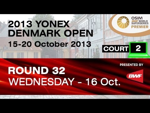 R32 (Court 2) - MS - Jan O Jorgensen vs Takuma Ueda - 2013 Yonex Denmark Open R32 (Court 2) - MS - Jan O Jorgensen vs Takuma Ueda - 2013 Yonex Denmark Open