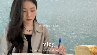 Study vlog | 공부하는 휴학생의 일상 브이로그📖 | 3일동안 카공만 하는 미대생 | 일본어 공부 | 대학생 브이로그