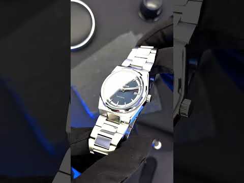 Чоловічий наручний механічний годинник з автопідзаводом Benyar BY-5203 Silver-Blue, видео 1