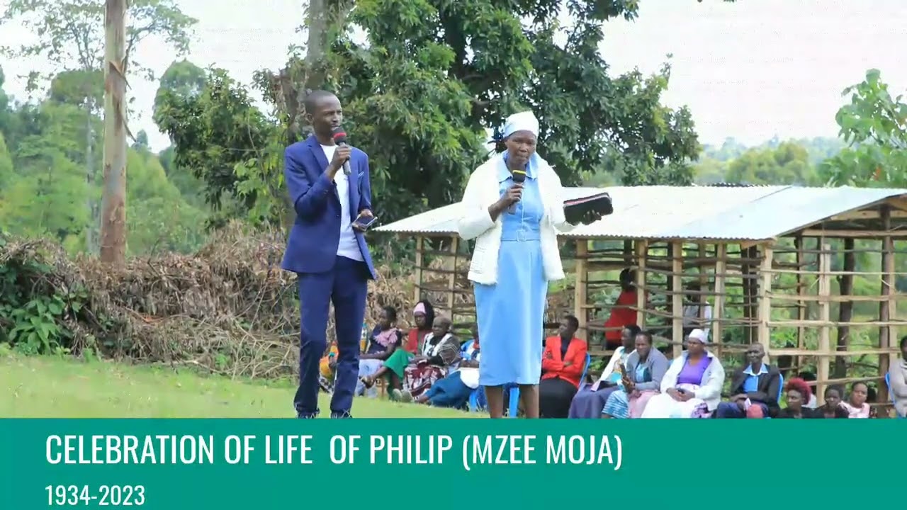 Ev. Teresa Tarus ( bot kiptitil ) sermon at the burial of Mzee Philip Kipsongok Kipiego ( Mzee Moja)