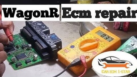 WagonR ECM /how to check wagonR ECM repair