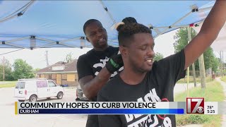 Durham community hopes to curb violence