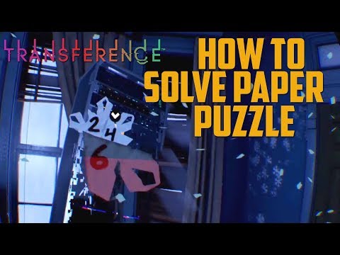 How to Solve Paper Pieces Puzzle in Transference VR