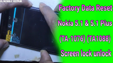 Nokia 5.1 - 5.1 Plus Hard Reset || Nokia 5.1 Screen lock unlock || Factory Data Reset#jamobilerepair