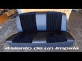 How to Upholster Classic Impala Rear Seat | Make Seat covers