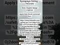 Freshers|Synopsys|Hiring #jobs#semiconductor#freshers#vlsiprojects#hiring
