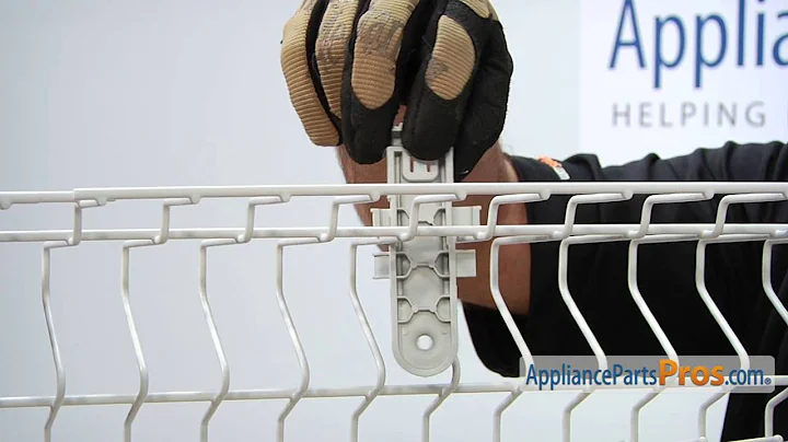 How To: Whirlpool/KitchenAid/Maytag Upper Dishrack Wheel WP8268655