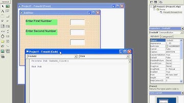 VB6  Video 6.1-converts simple algorithms into program (Sinhala Video tutorial)